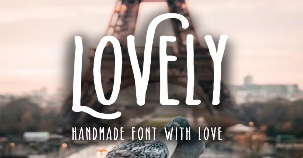 Lovely - Handmade Font With Love Download Premium Free Font