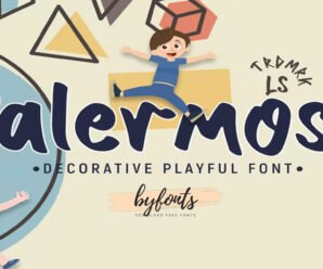 Palermosh |Font decorative logon playfont Download premium free Font