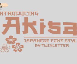 Akisa Faux Japanese Font