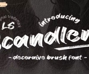 Scandlers Brushfont, Decorativefont,  premium free Font