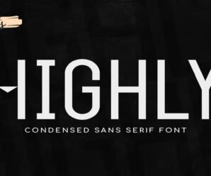 Highly – Condensed Typeface Luxury premium free Font