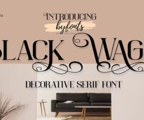 Black Wagon – Decorative Serif premium free Font