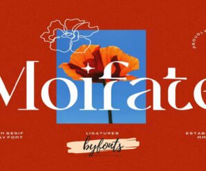 Moifate Vintage, Company premium free Font