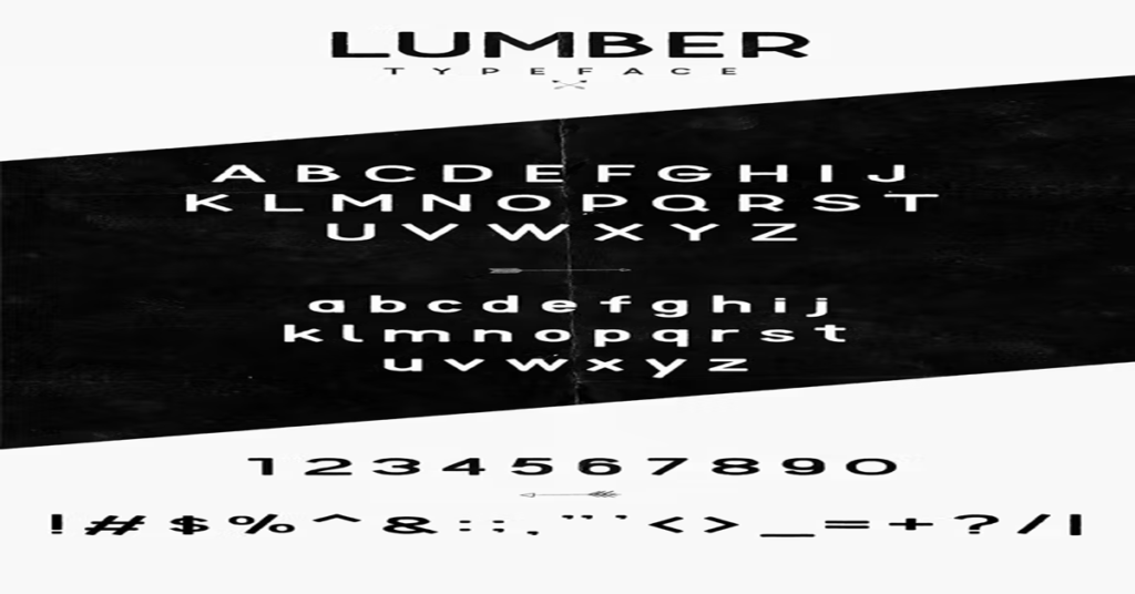 Lumber Typeface Dark Premium Free Font
