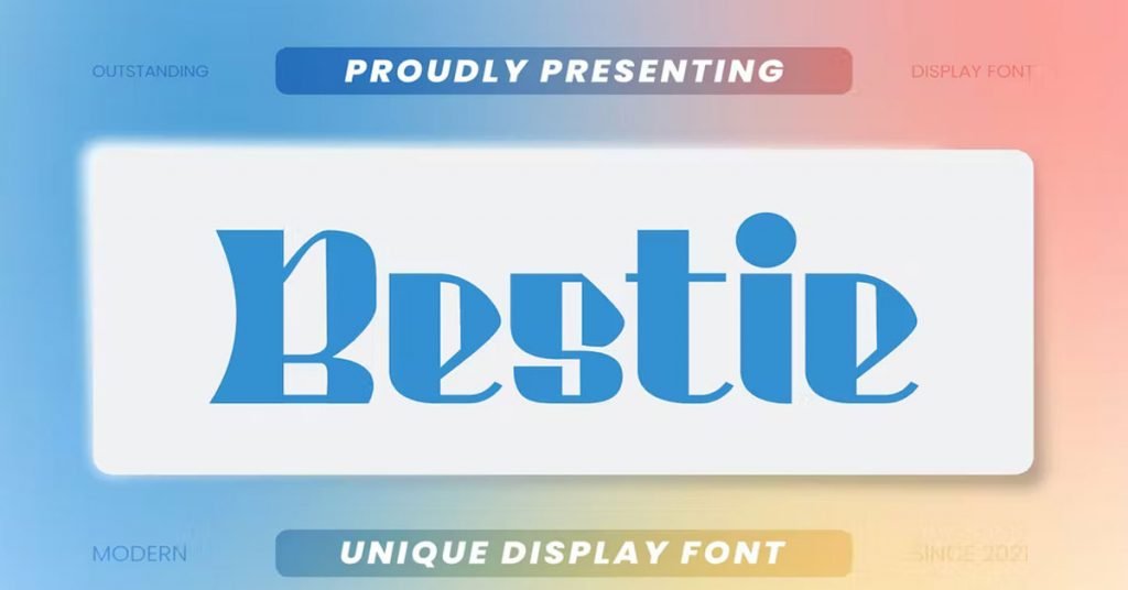 Bestie fancy, decorative, Cool Download premium free Font