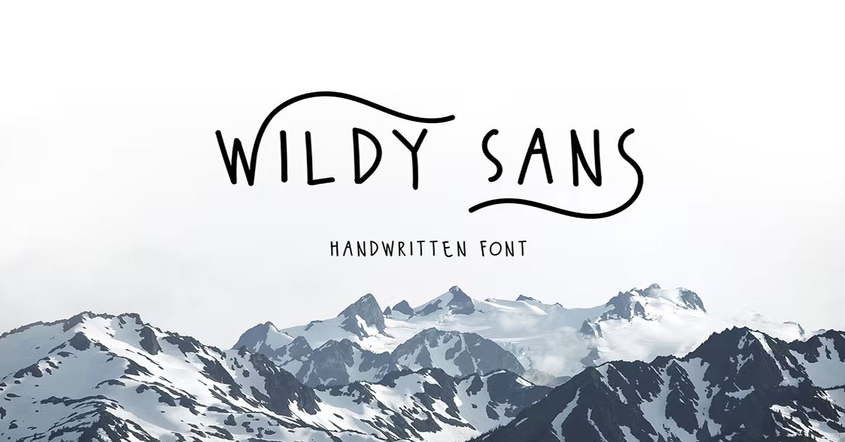 Wildy Sans Bounching, Custom, cute Download free Font