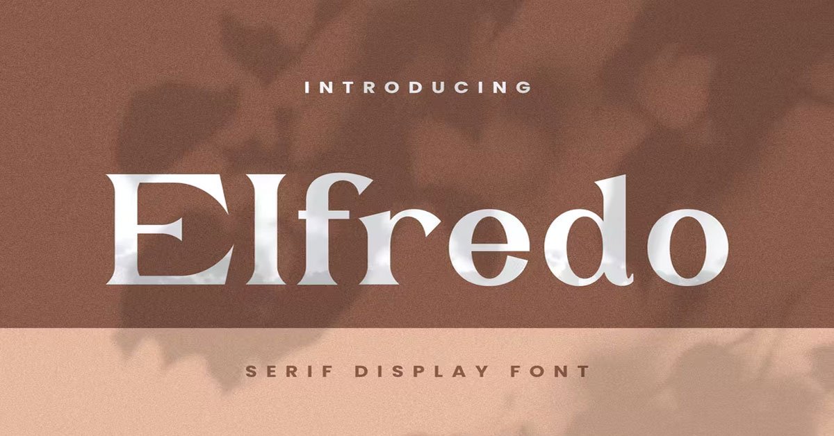 Elfredo Typography Vintage Download premium free Font