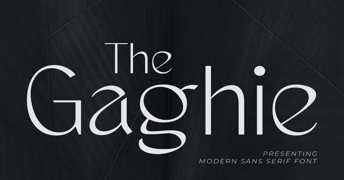 Gaghie Serif, Modren, Vintage premium free Font