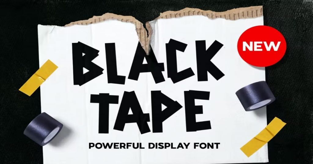 Backtape display, Futuristic Download premium free Font