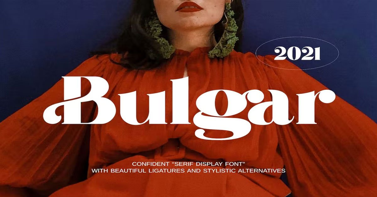 Bulgar Modern business, Feminine premium free Font