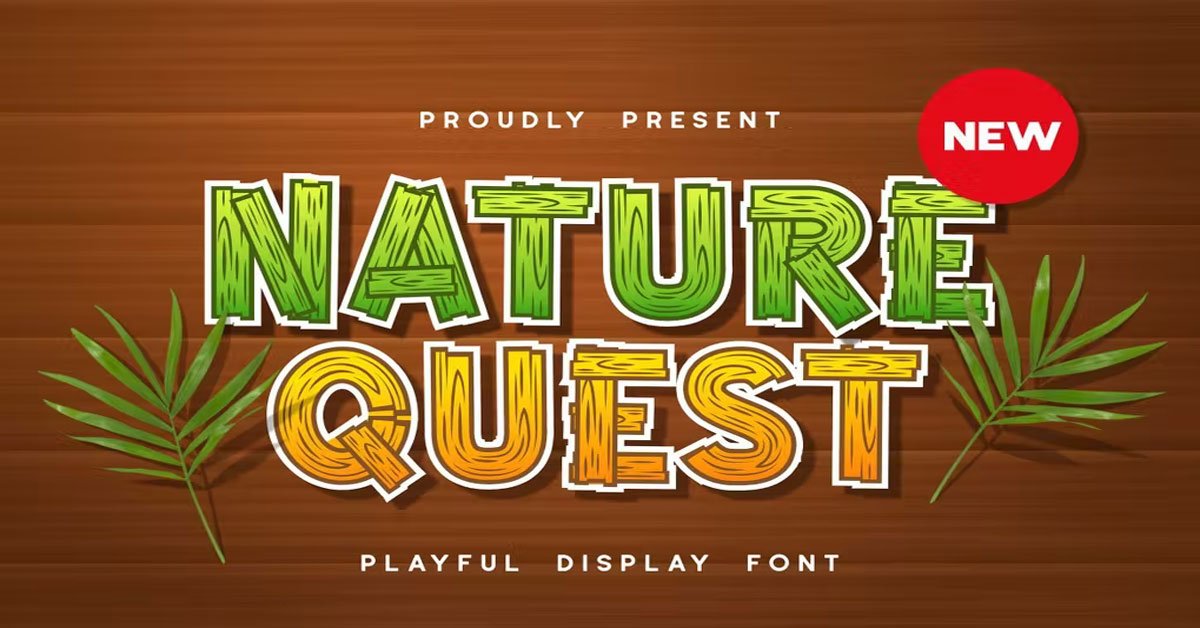 Nature Quest Natural Cool Stylish Download premium free Font