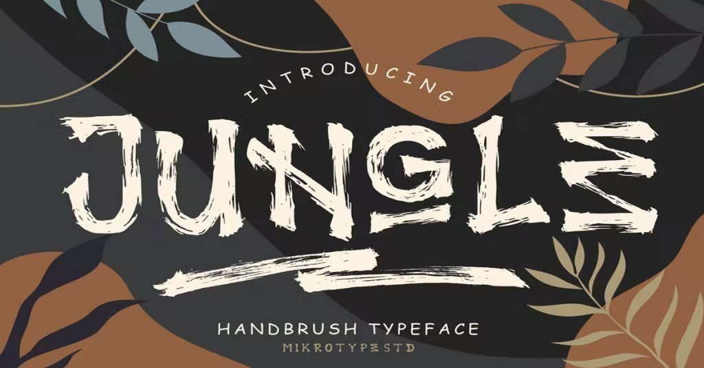 Jungle Handbrush Instagram free Font