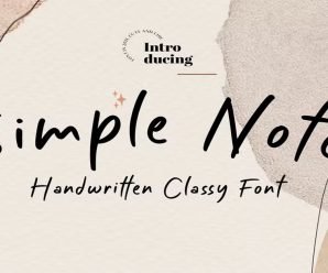 Simple Notes Business Instagram Download premium free Font