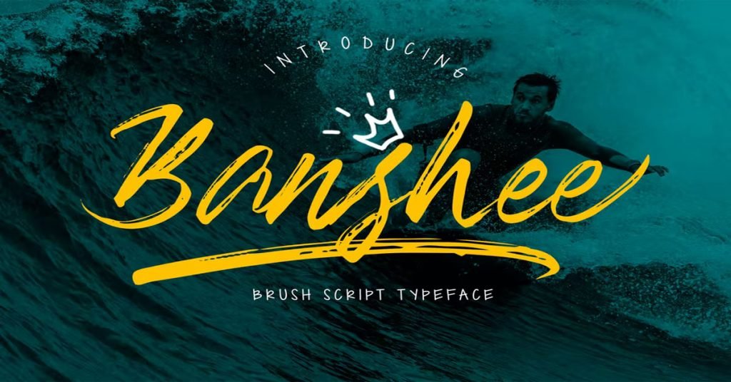 Banshee Brush Adobe typeface Download free Font