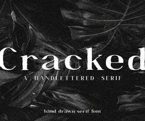 Cracked – Calligraphy and Instagram free premium font