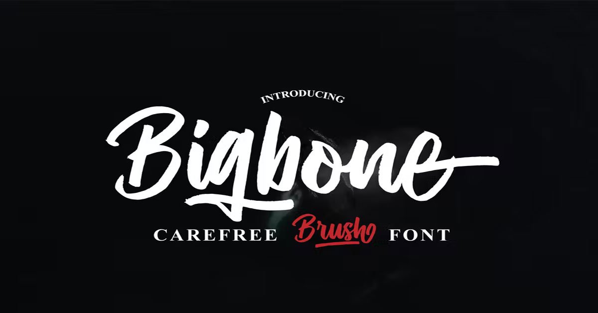 Bigbone -Brand Free Premium Font