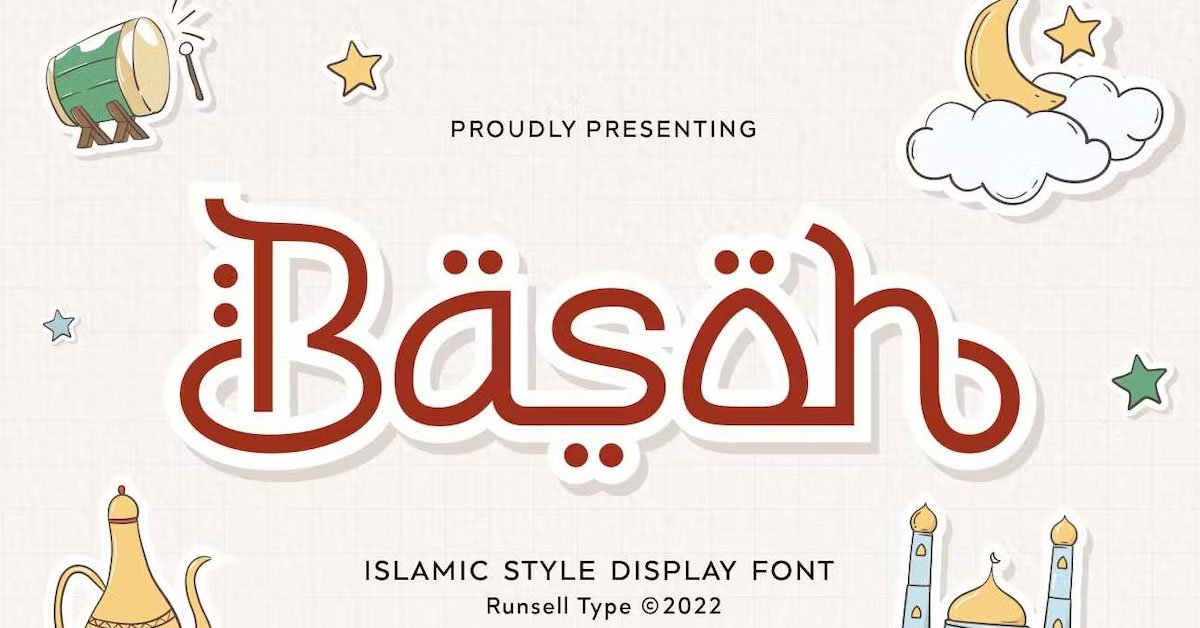 Basoh Arabic Premium Free Font