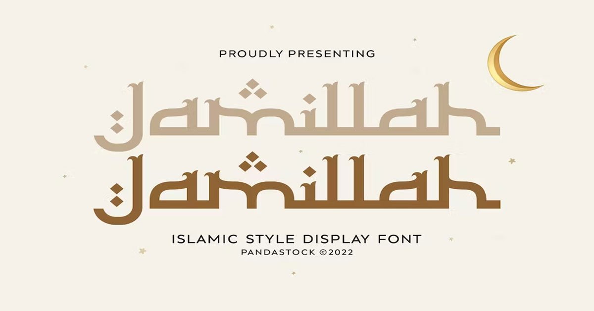 Jamillah Arabic Typeface Premium Free Font