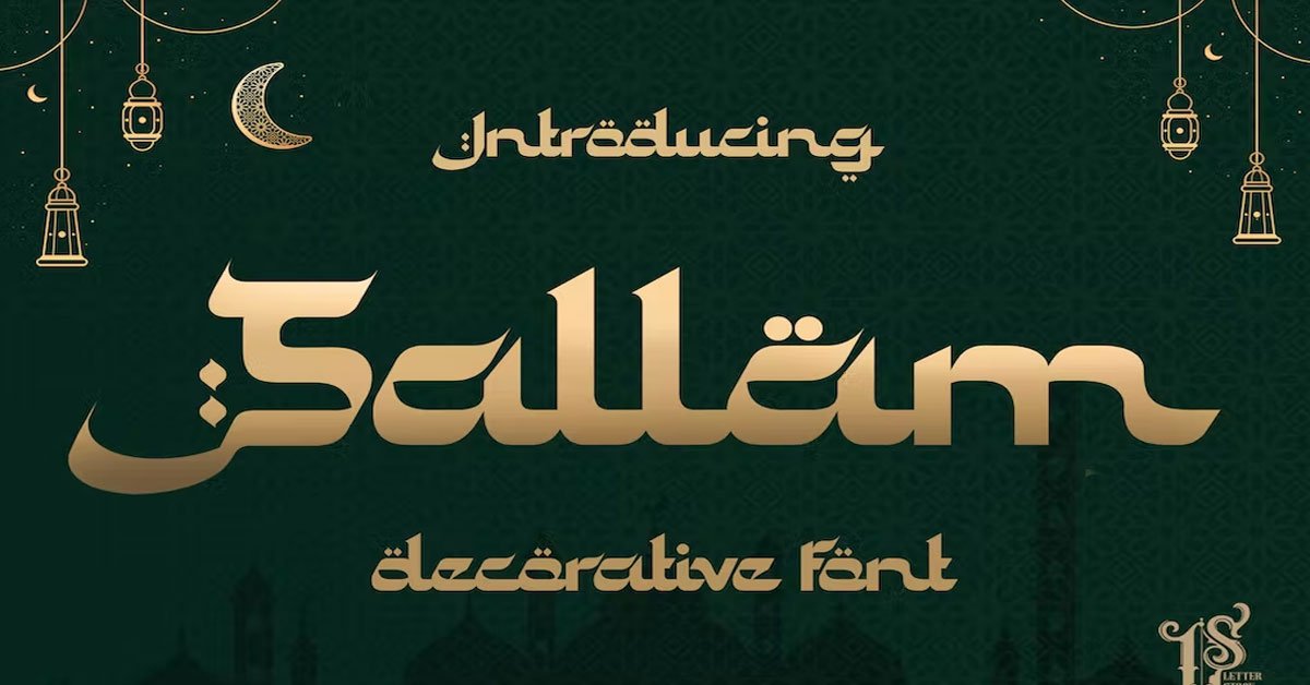Sallam Decorative Premium Free Font