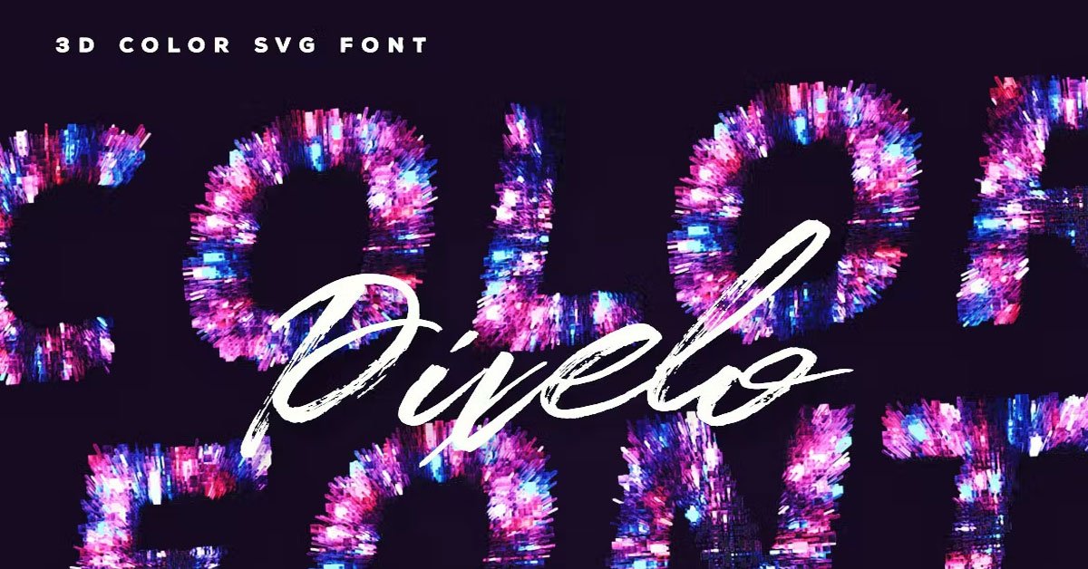 Pixel Futuristic Color 3D Premium Free Font