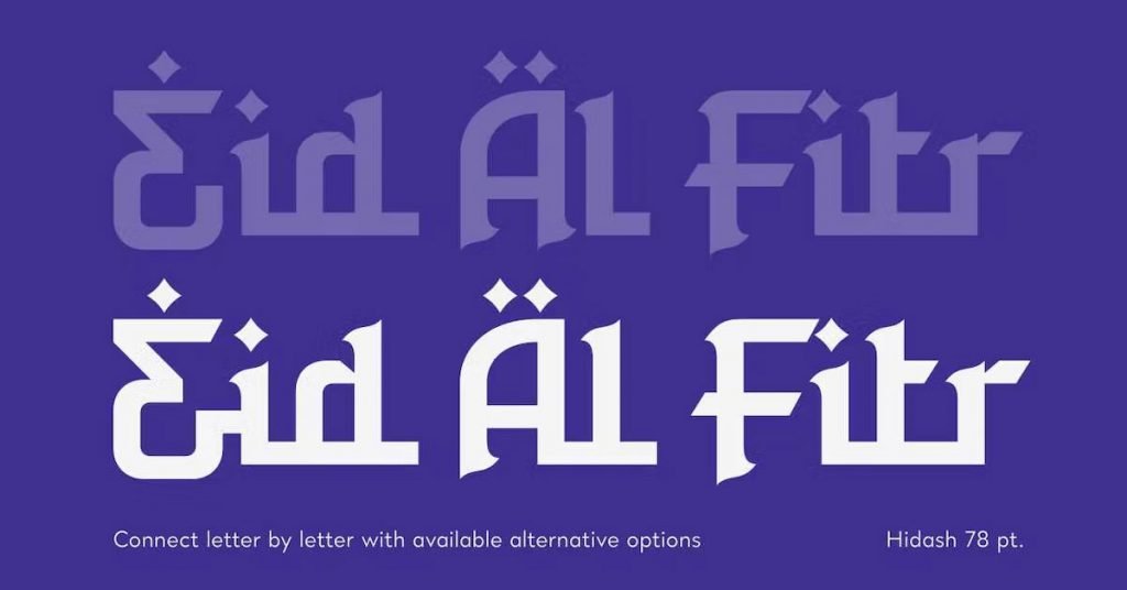 Hidash Arabic Premium Free Font