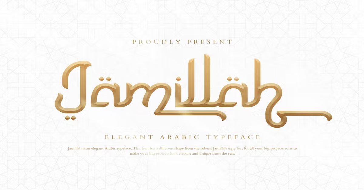 Jamillah Elegant Arabic Premium Free Font