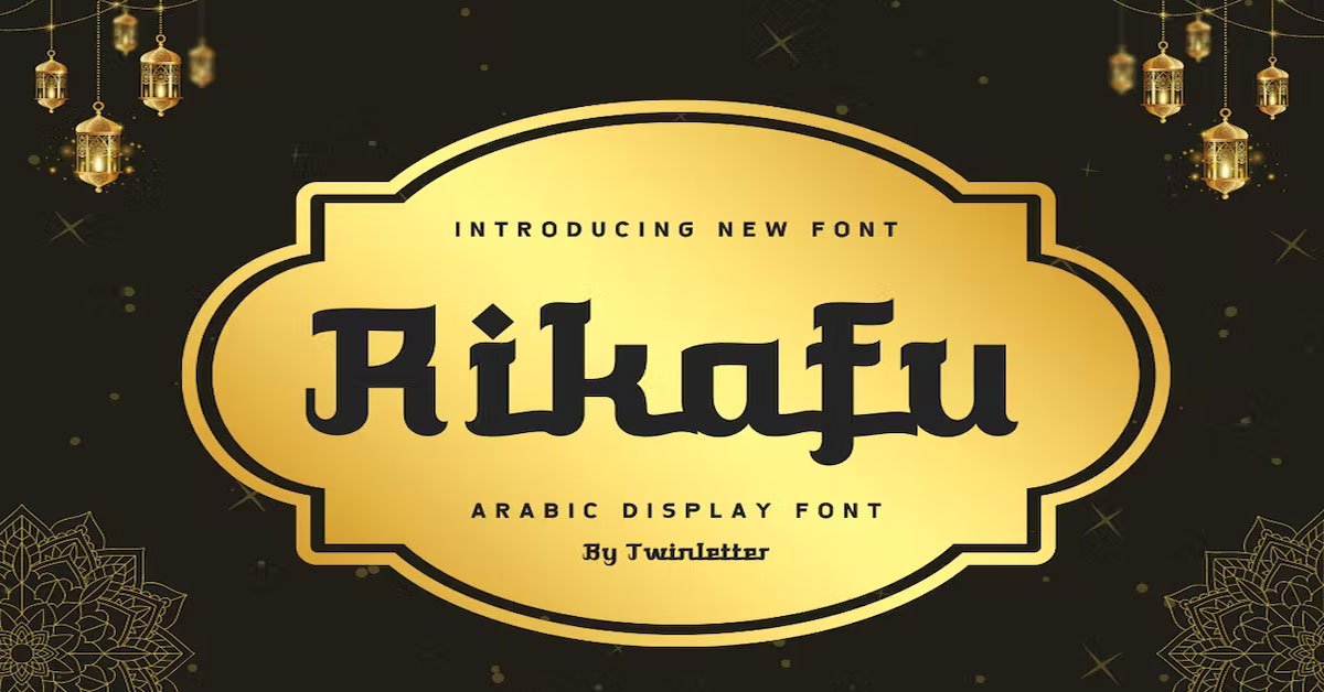 Rikafu Arabic Style Premium Free Font