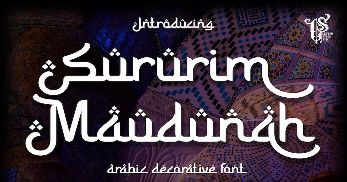 Sururim Maudunah Arabic Premium Free Font