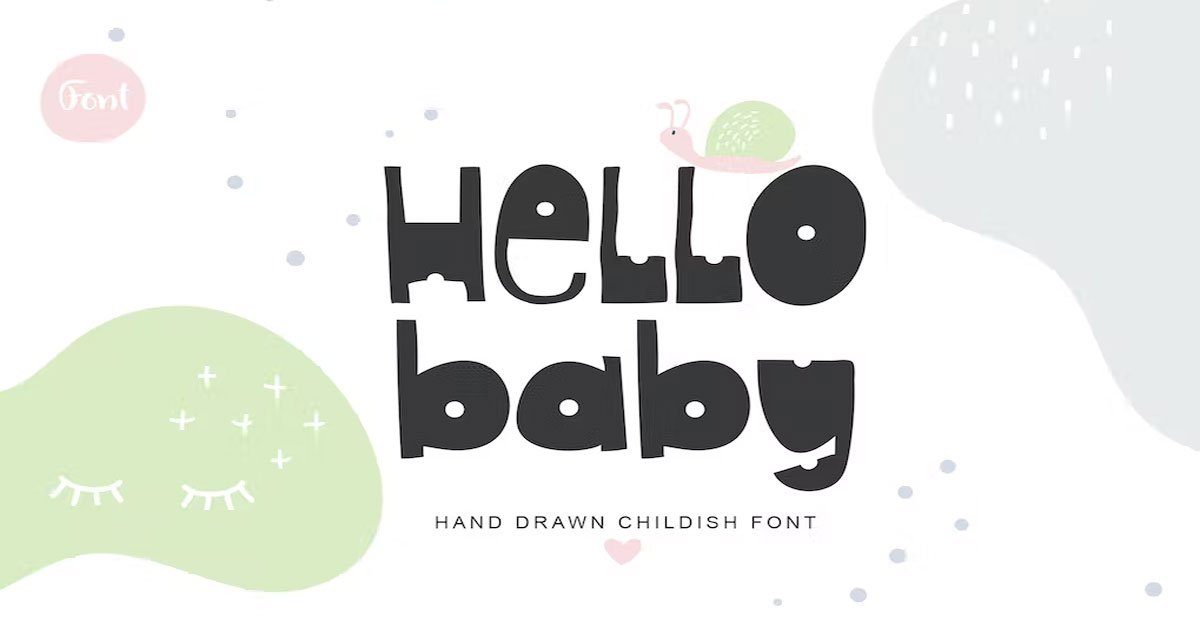 Hello Baby Birthday Premium Free Font