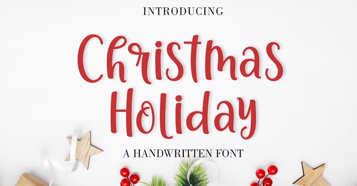 Christmas Vacation Premium Free Font