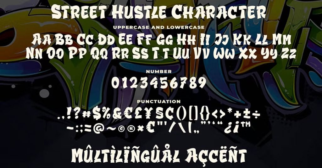 Street Hustle Graffiti Premium Free Font