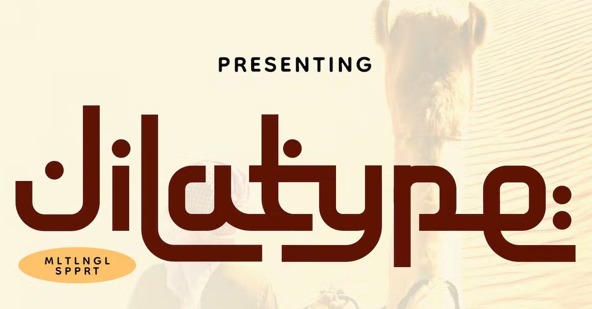 Jilatype Arabic Premium Free Font
