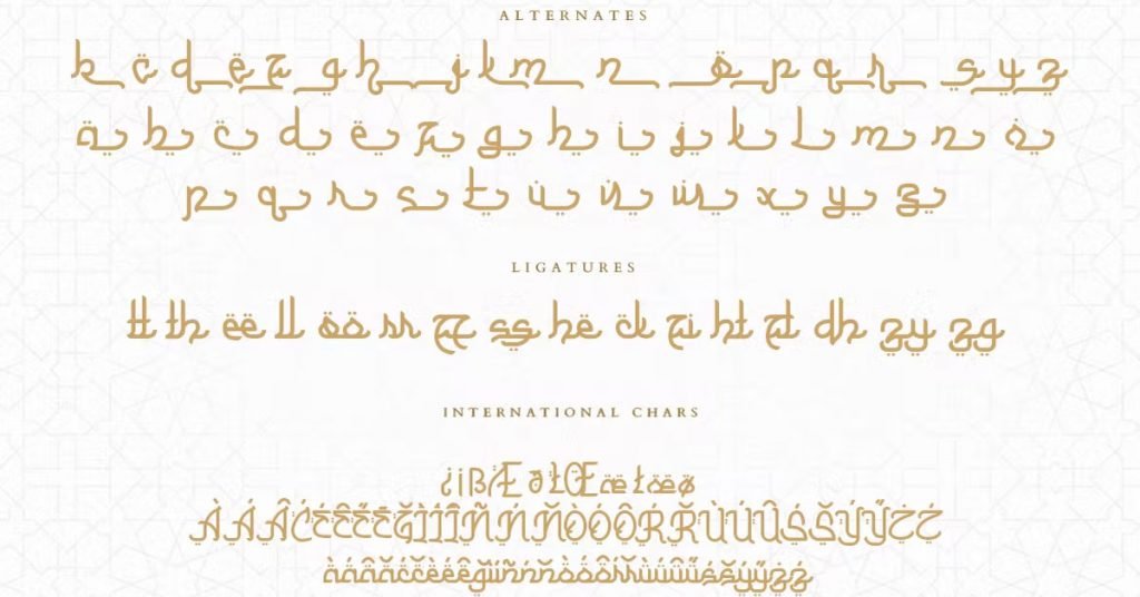 Jamillah Elegant Arabic Premium Free Font