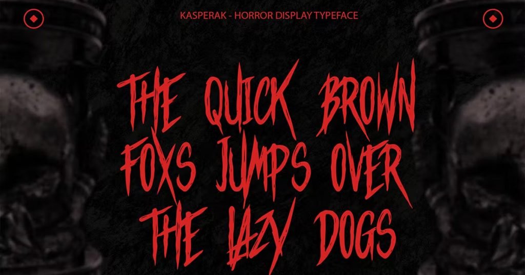 Kasperak Horror Display Premium Free Font