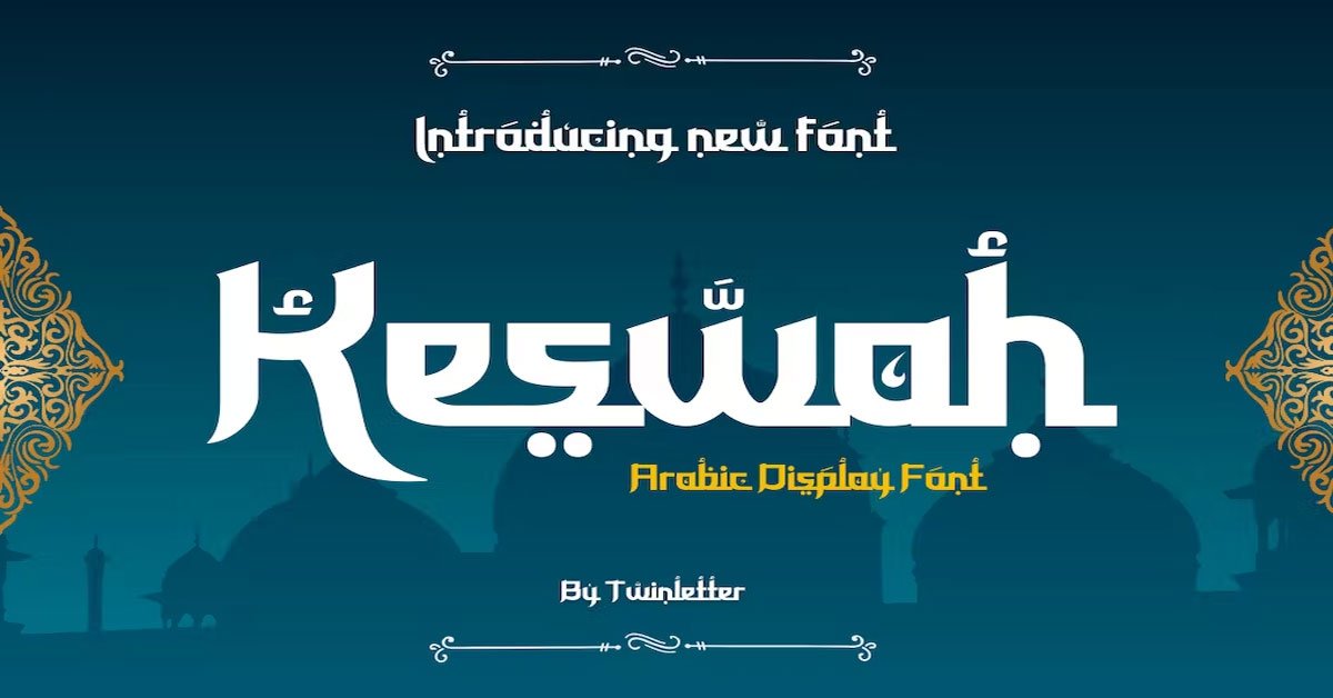 Keswah Calligraphic Display Premium Free Font