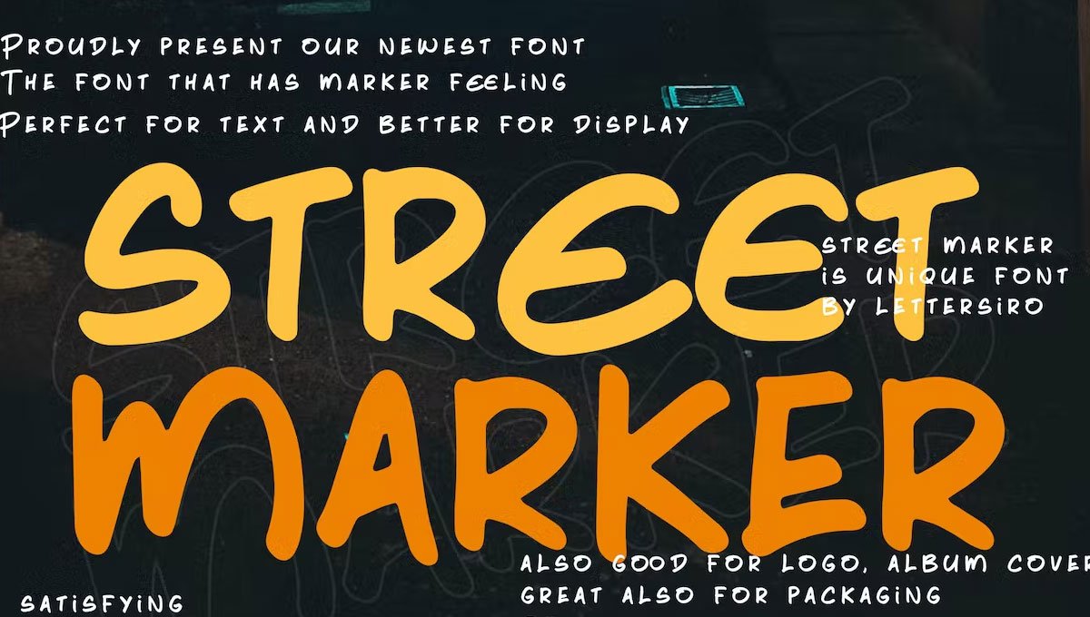 Street Marker Premium Free Font
