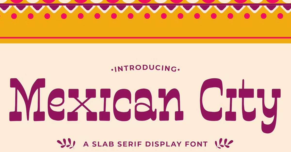 Mexican City Serif Premium Free Font