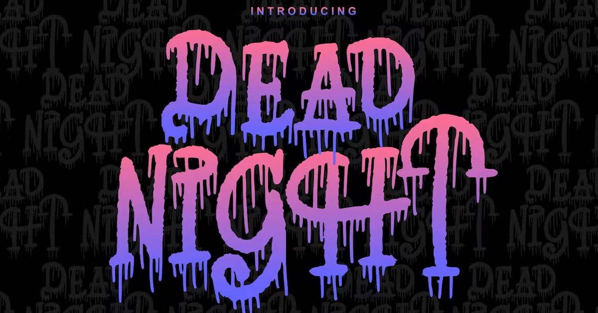 Dead Night Horror Premium Free Font