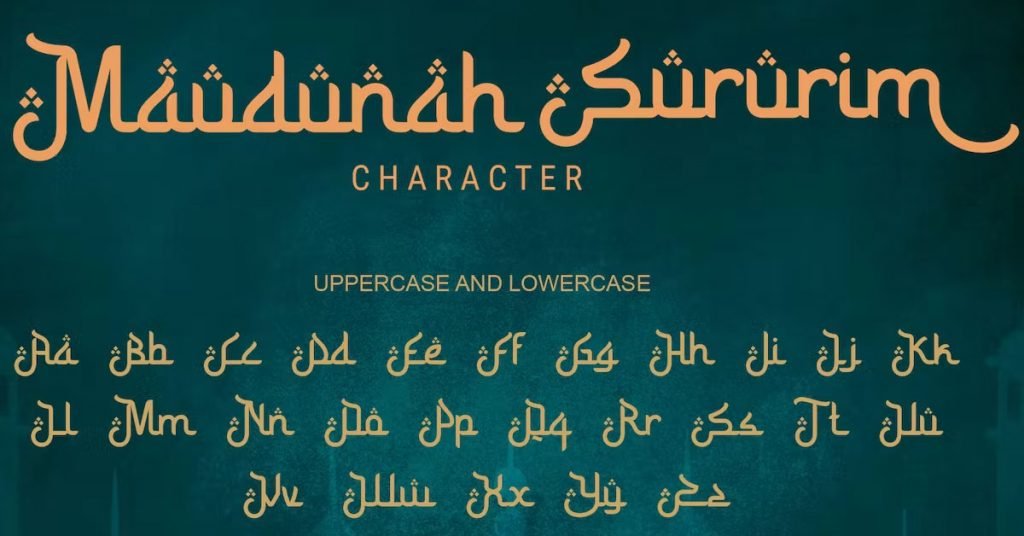 Sururim Maudunah Arabic Premium Free Font