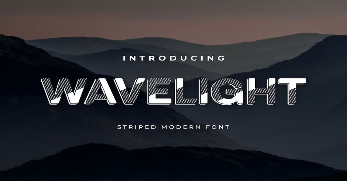 Wavelight Sans Serif Music Premium Font