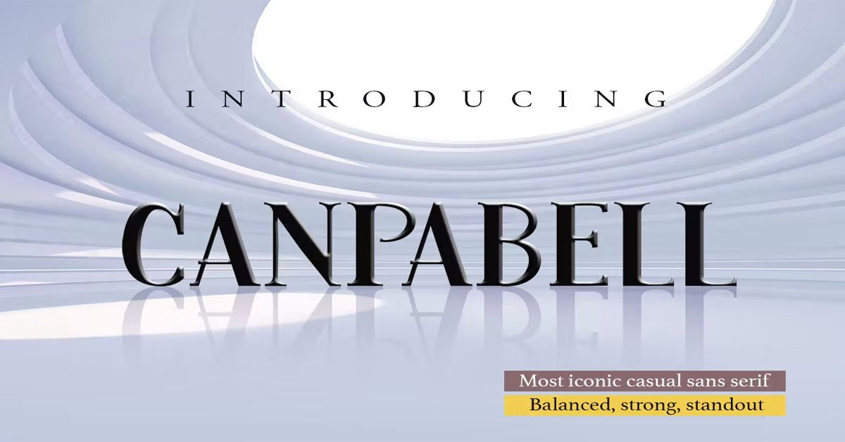 Canpabell Serif Flyer Premium Free Font