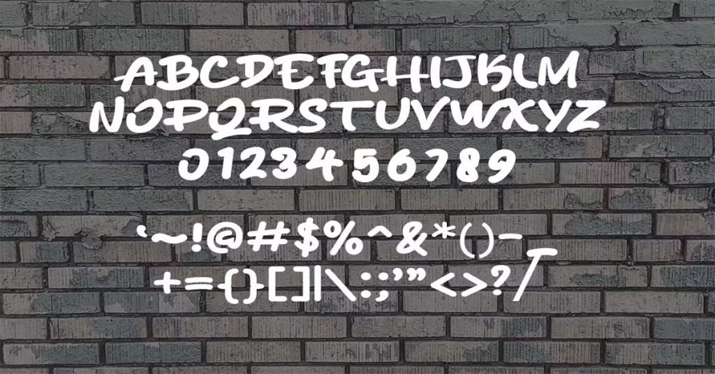 Amaran Graffiti Flyer Premium Free Font