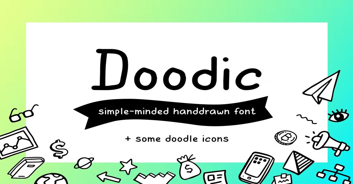 Doodic Icons Premium Free Font