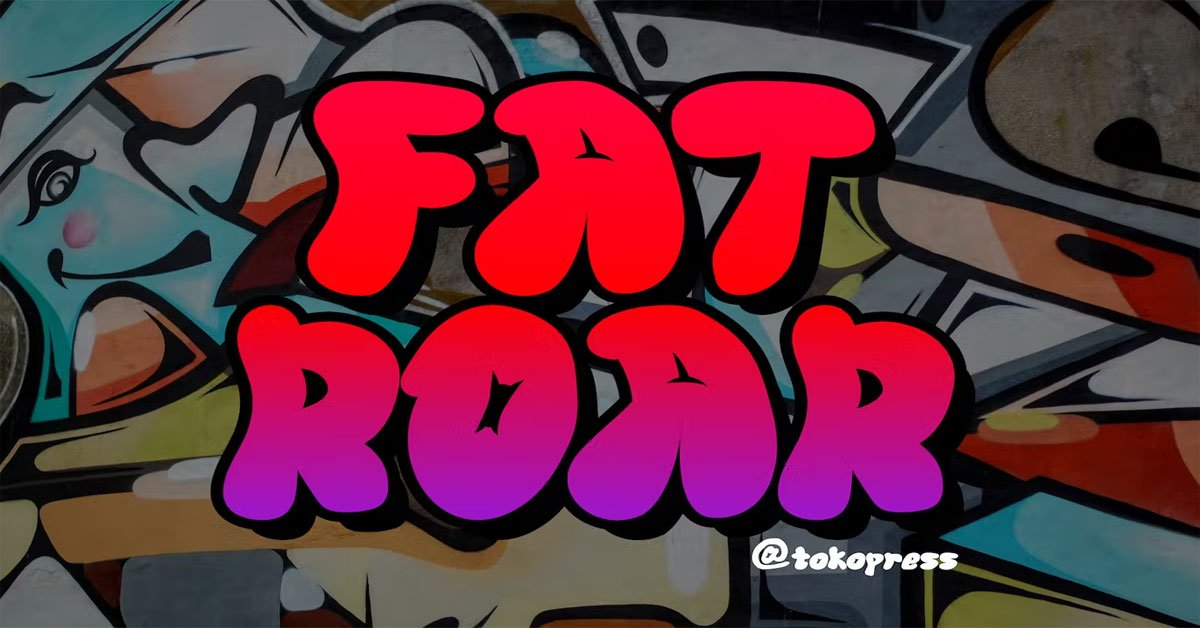 Fat Roar Cartoon Premium Free Font