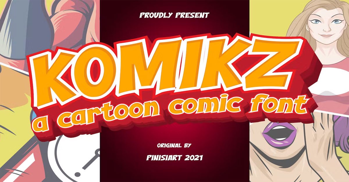 Komikz Cartoon Premium Free Font