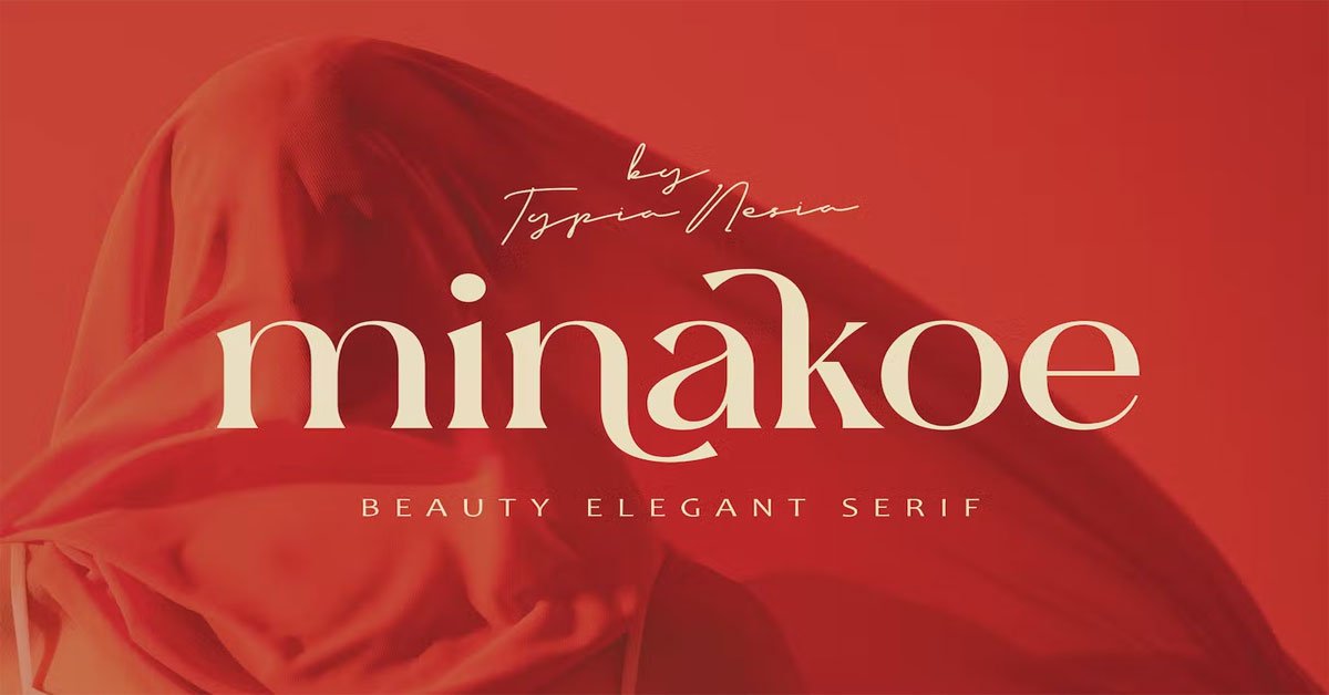 Minakoe Serif Aesthetic Premium Free Font