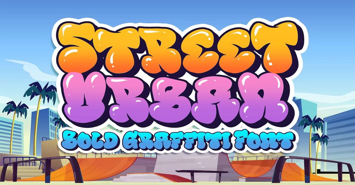 Street Urban Graffiti Comic Premium Font