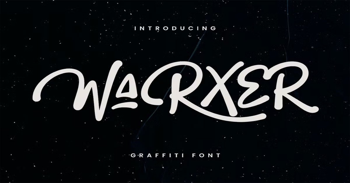 Warxer Graffiti Flyer Premium Free Font