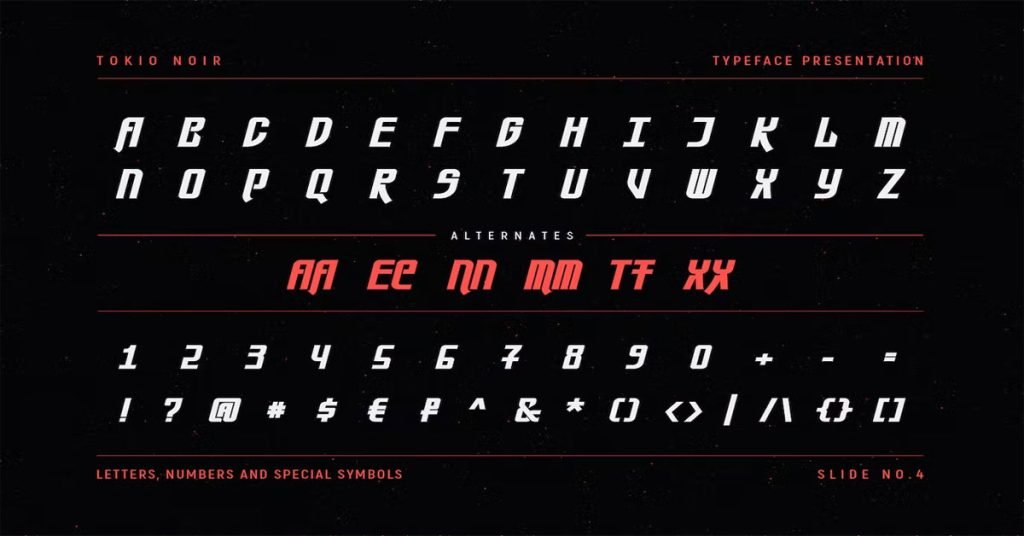 Tokio Noir Chinese Premium Font