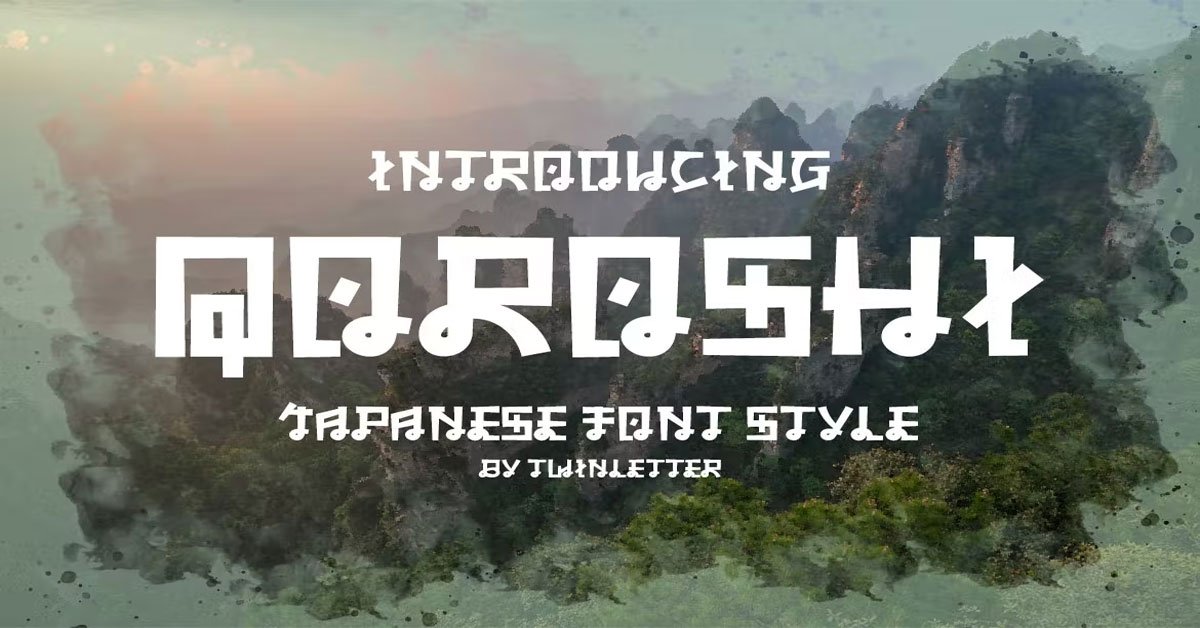 Qoroshi Japanese Style Premium Font